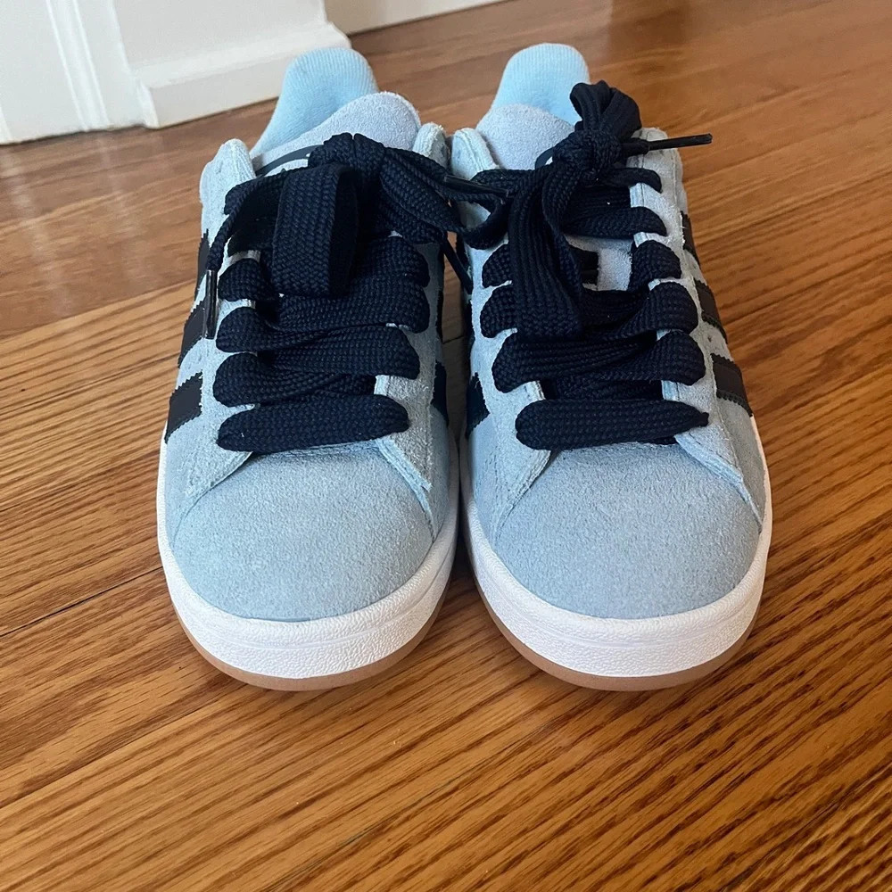 Adidas Campuses 00 in light blue and navy - Picture 4 of 10